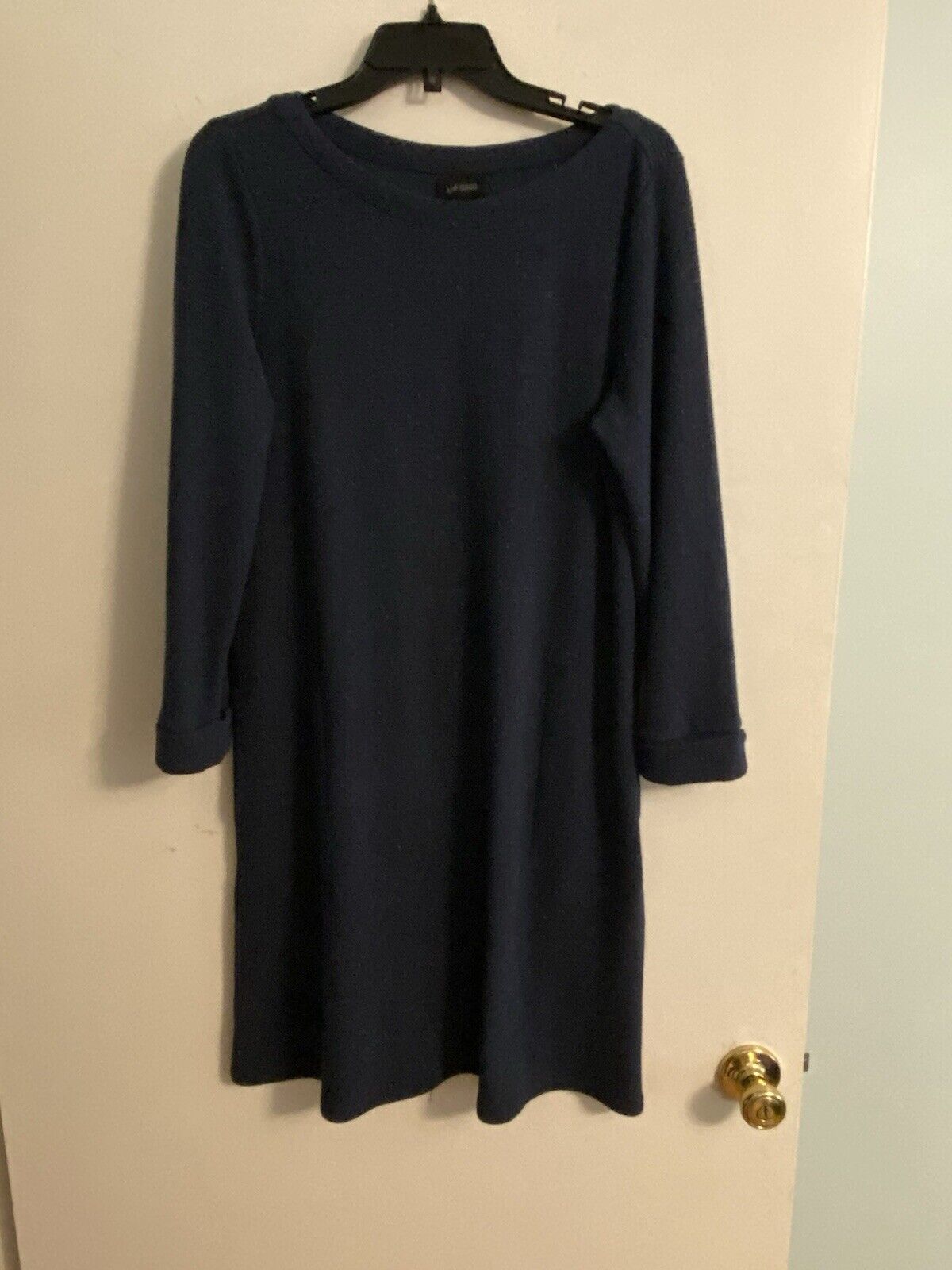 J Jill Wearever Blue Heather Dress Women's Size M… - image 1