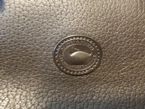 Vintage Dooney & Bourke Black Pebble Grain Small … - image 1