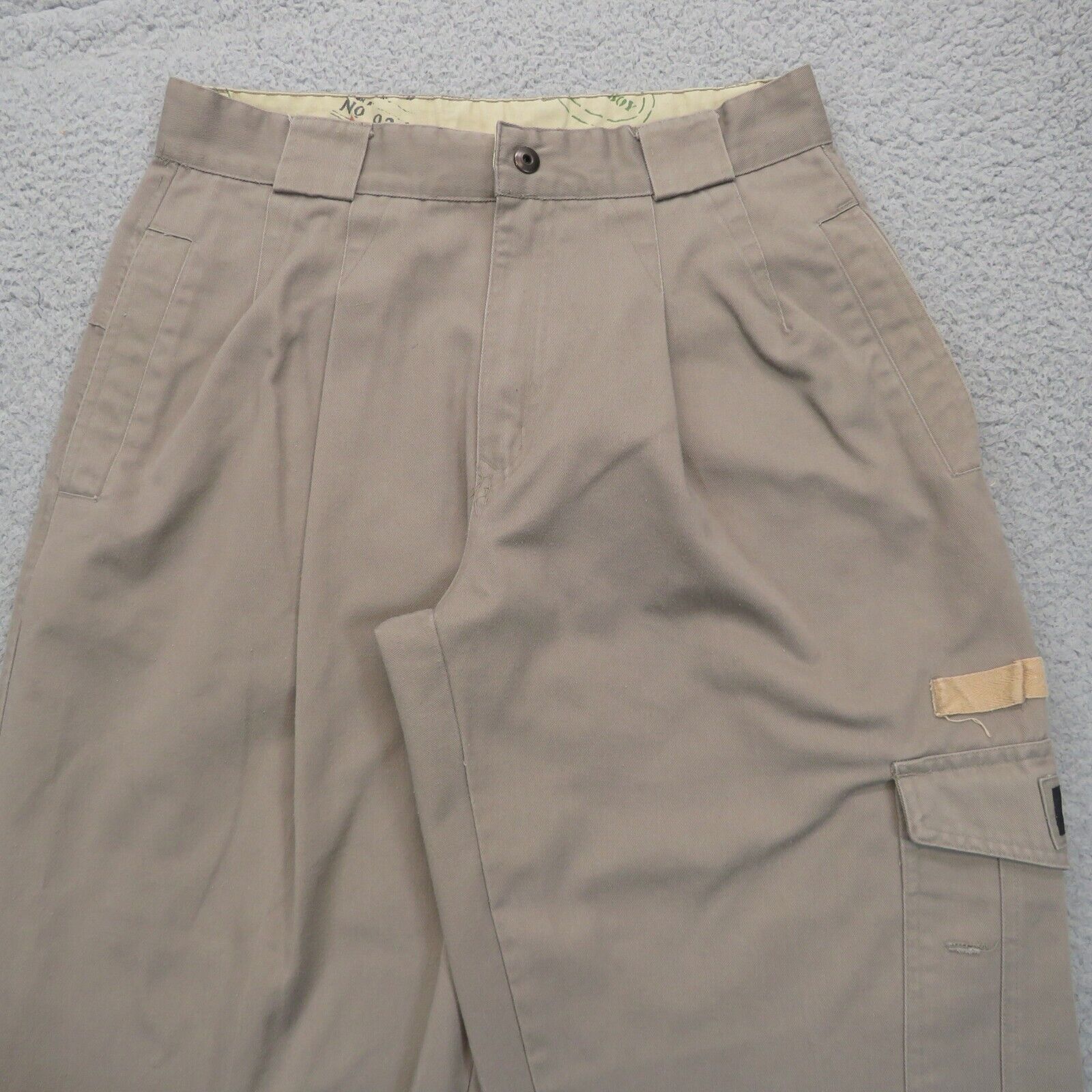 VTG Bugle Boy Pants Men 32 Baggy Parachute Milita… - image 8