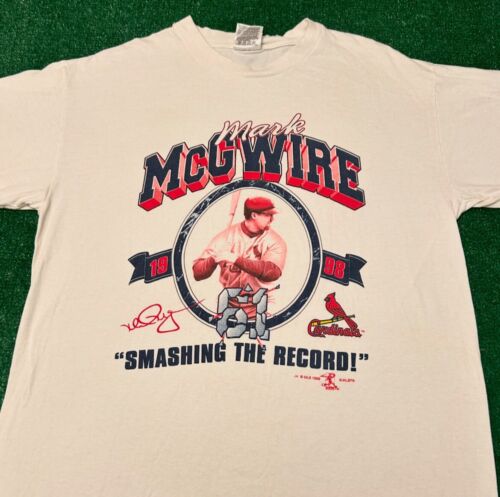 Vintage 90s St. Louis Cardinals Mark McGwire 1998… - image 1