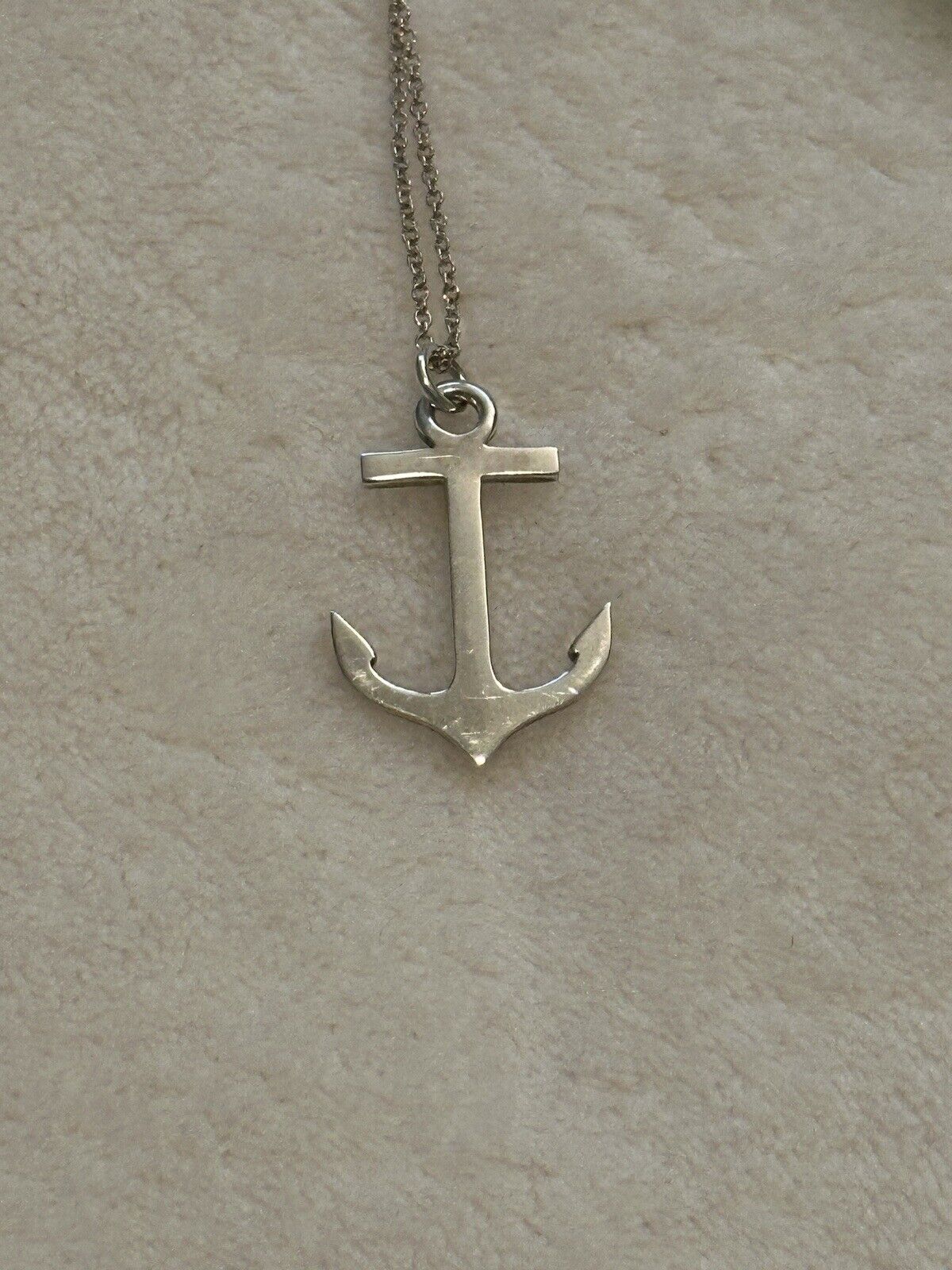 Rare Tiffany And Co Sterling Silver Anchor Neckla… - image 4