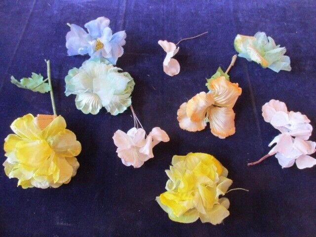 Vintage Millinery Flower Collection Yellow Green … - image 3