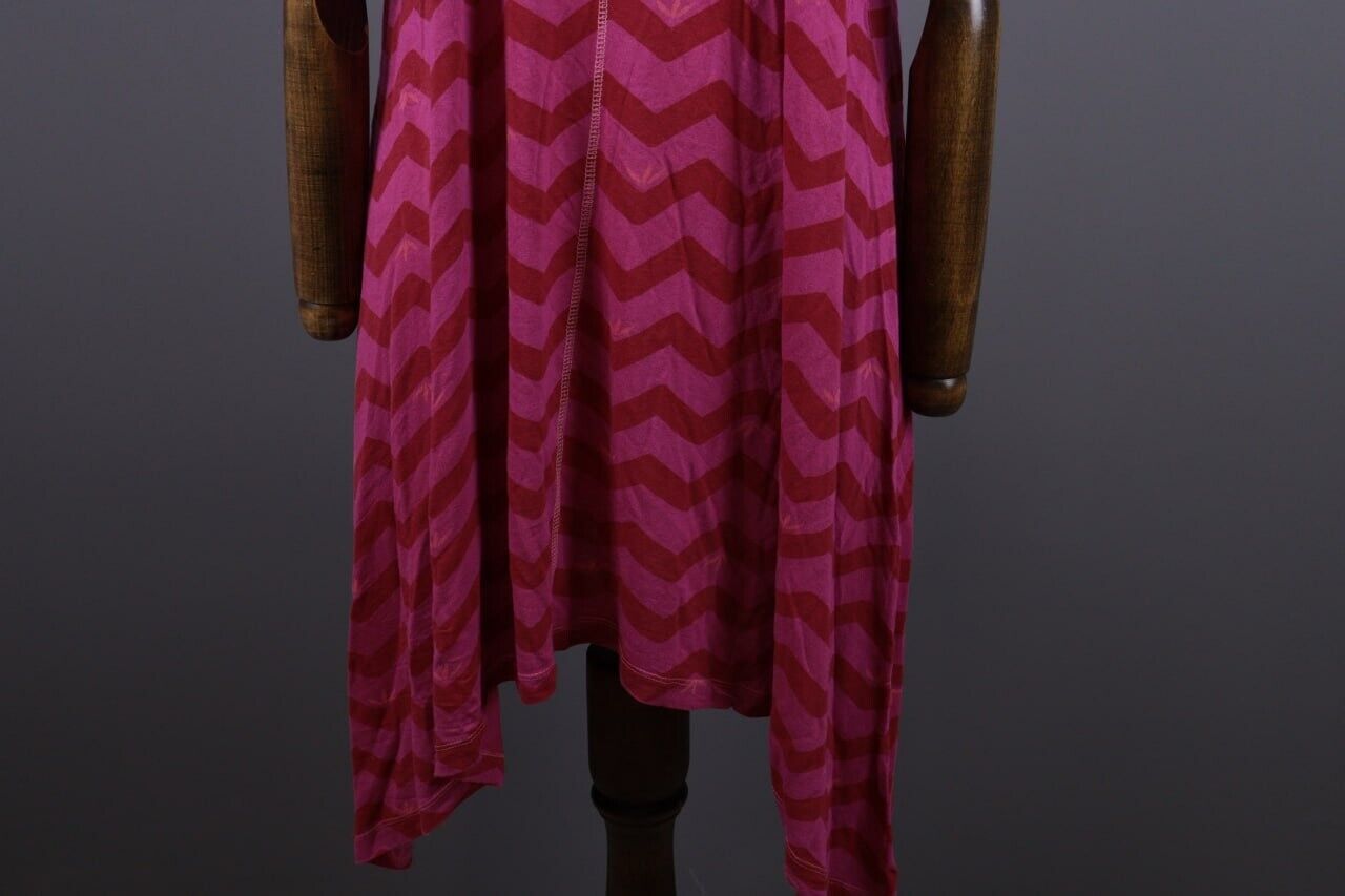 GUDRUN SJODEN Purple Stripe Lagenlook Sleeveless … - image 7