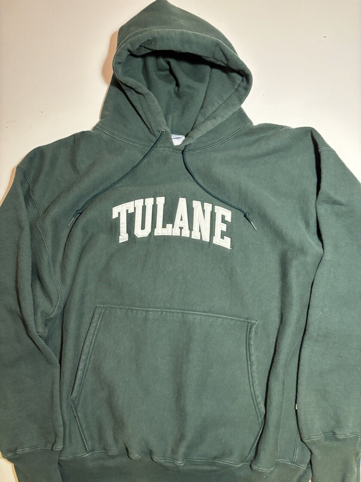 90s Y2K Champion Reverse Weave Tulane Green Wave … - image 2