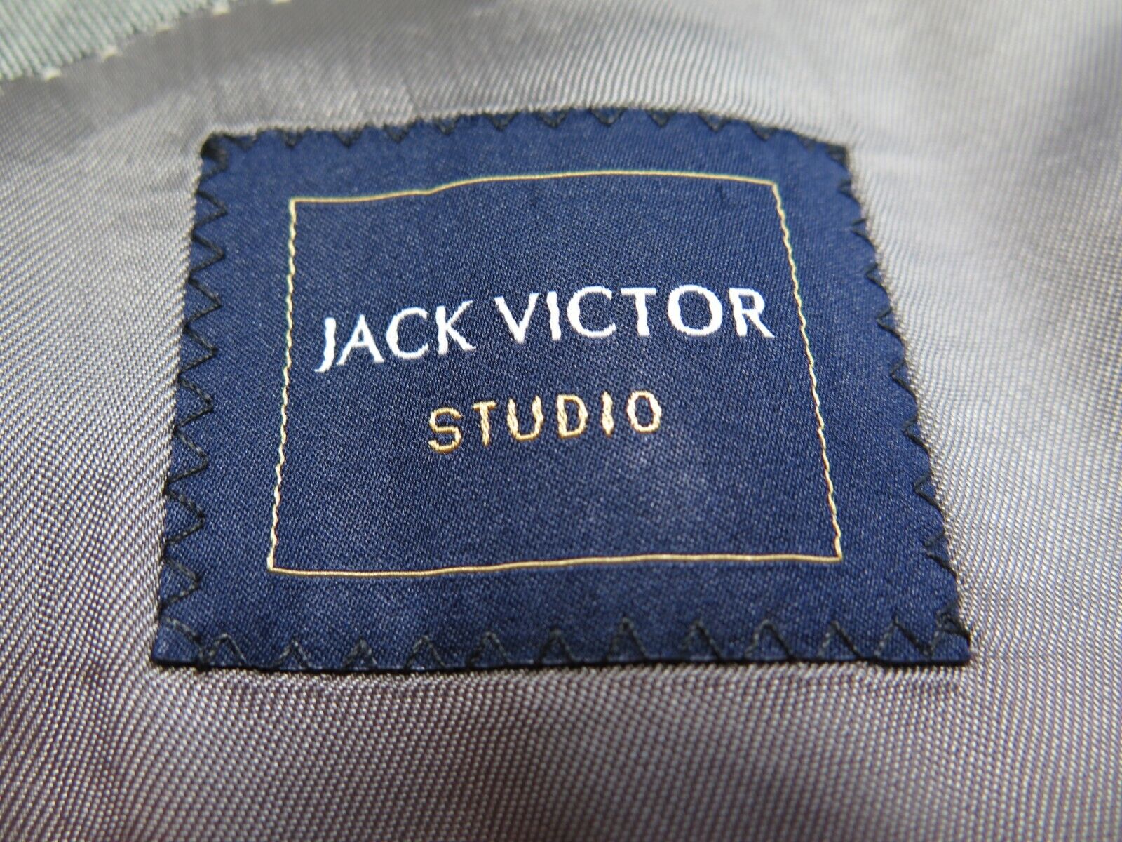 Jack Victor Studio Pure Wool Solid Gray Two Piece… - image 6