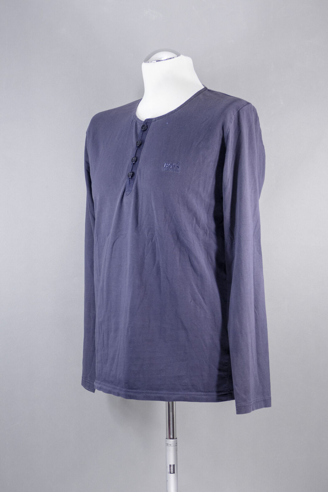 Hugo Boss Men Longsleeve Long Sleeve M Blue Dark … - image 4