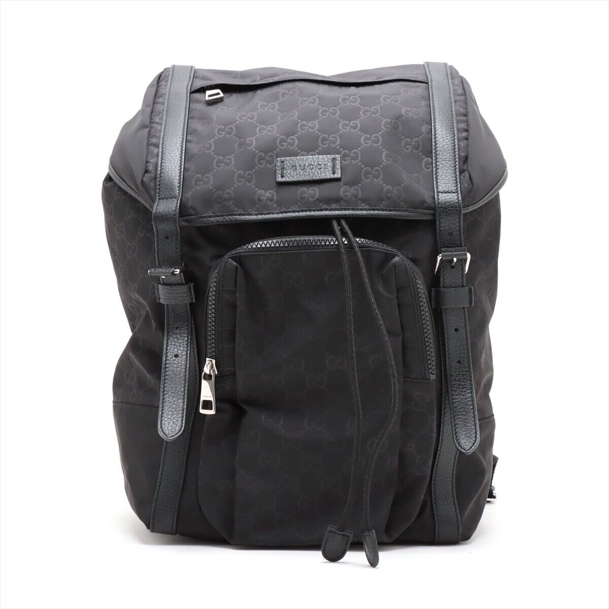 Gucci GG Nylon Backpack Black 387071 - image 1