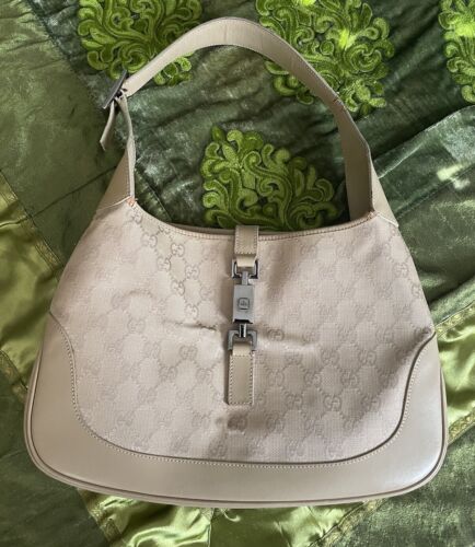 gucci jackie bag 1961 canvas vintage