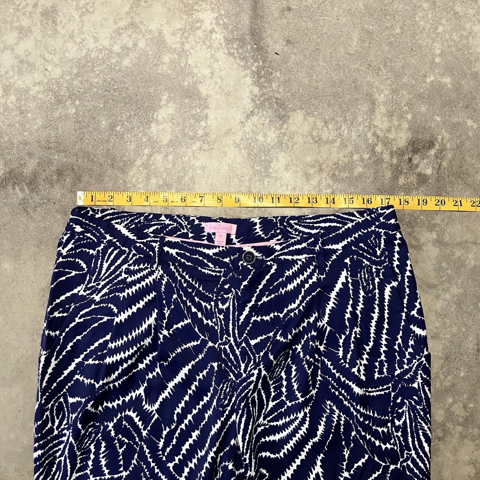 Lilly Pulitzer Pants Womens 12 Blue Show Your Str… - image 2