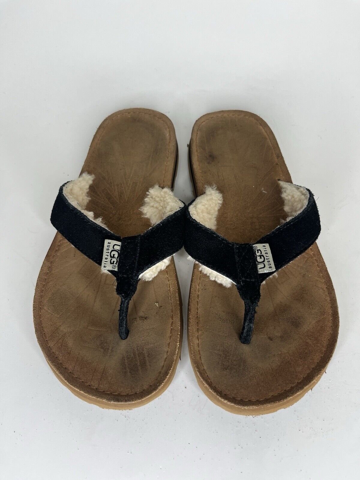 Ugg Australia Sandals Flip Flops Women Size 8W Bl… - image 11