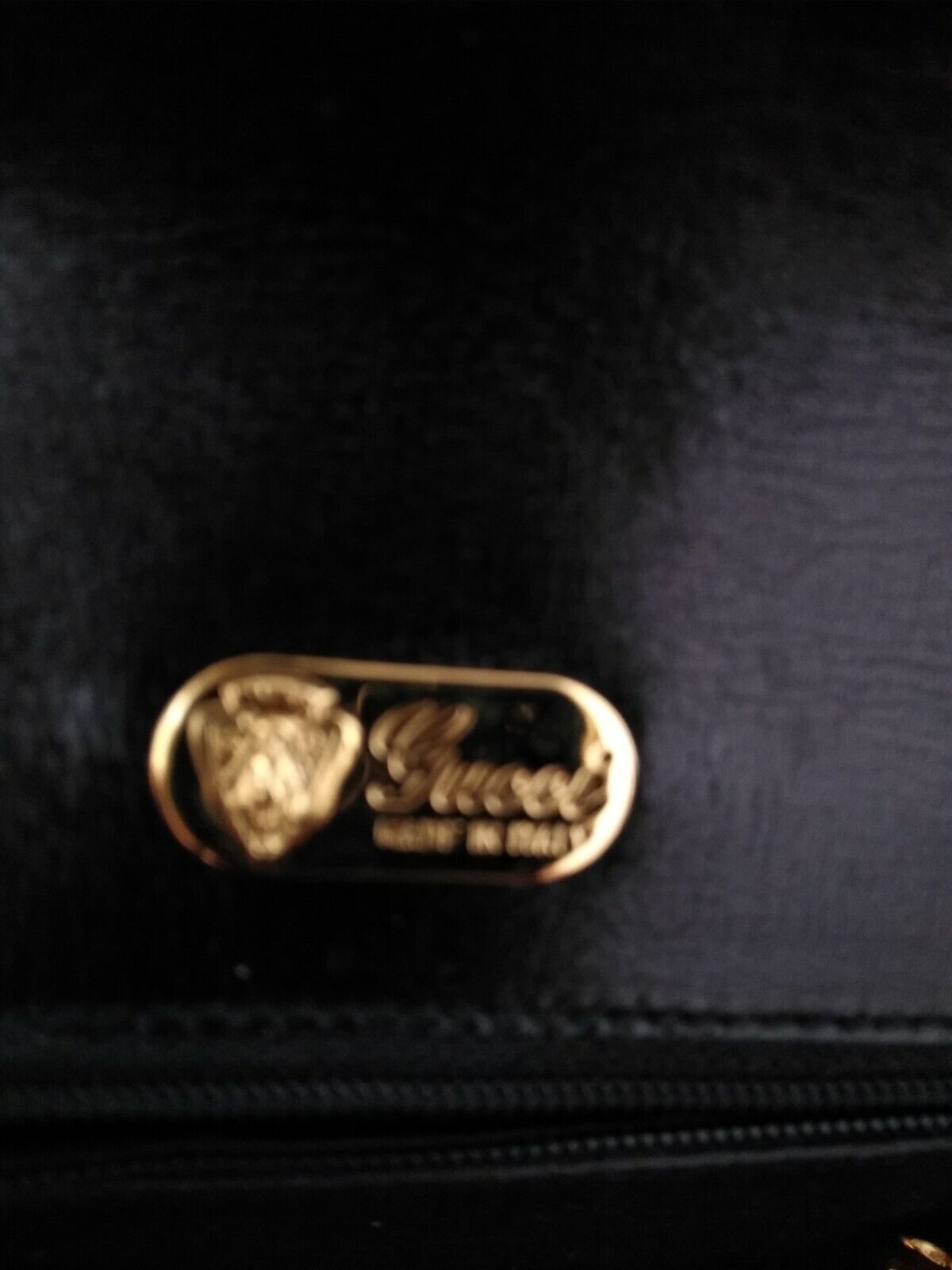 Gucci Black Leather Bag - image 6