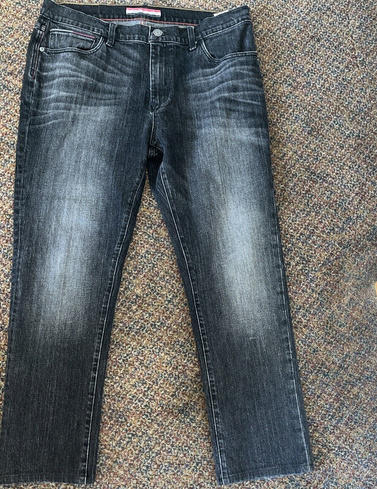 Tommy Hilfiger Black Washed Vintage Jeans size 36… - image 3