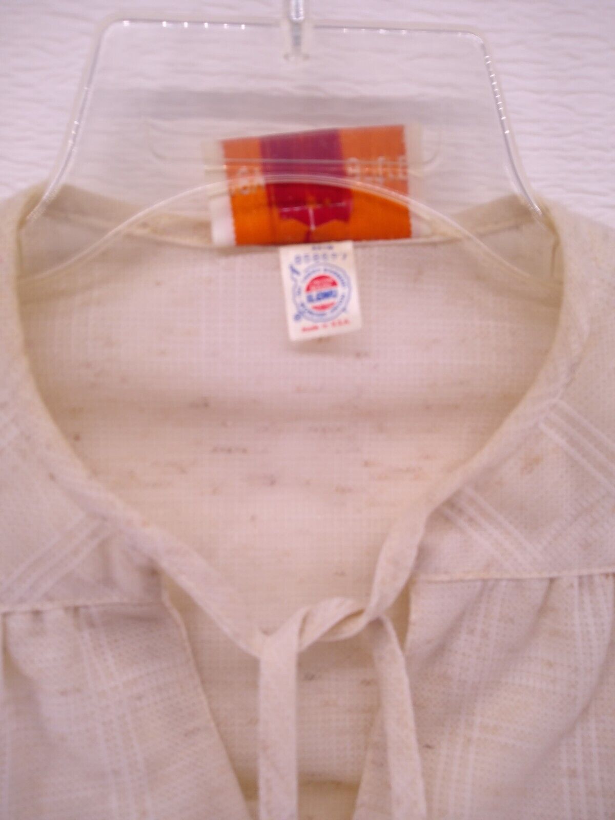 Newton Centre ~ Dress Women Sz Sm Plaid Beige Pra… - image 7