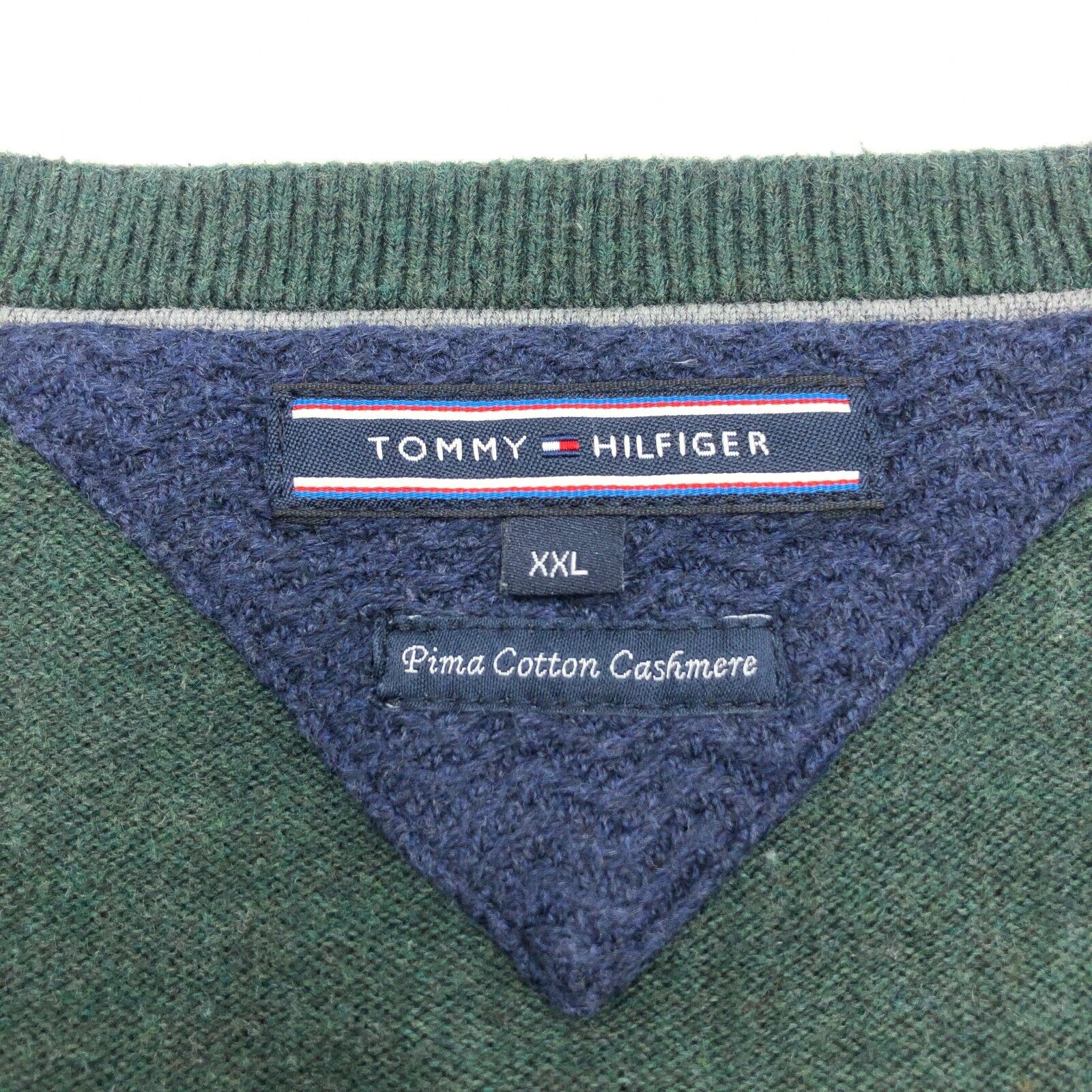 TOMMY HILFIGER Men 8% Cashmere Jumper Pullover Sw… - image 4