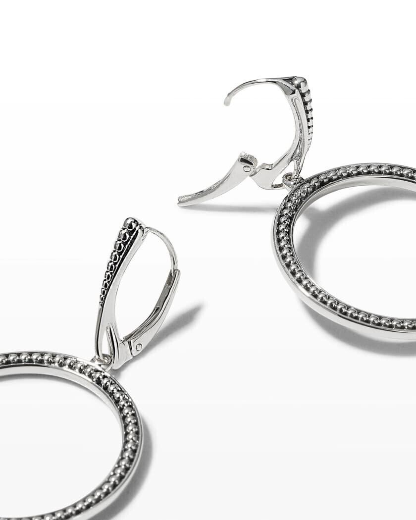 LAGOS Enso Circle & Linear Drop Earrings $750 - image 2