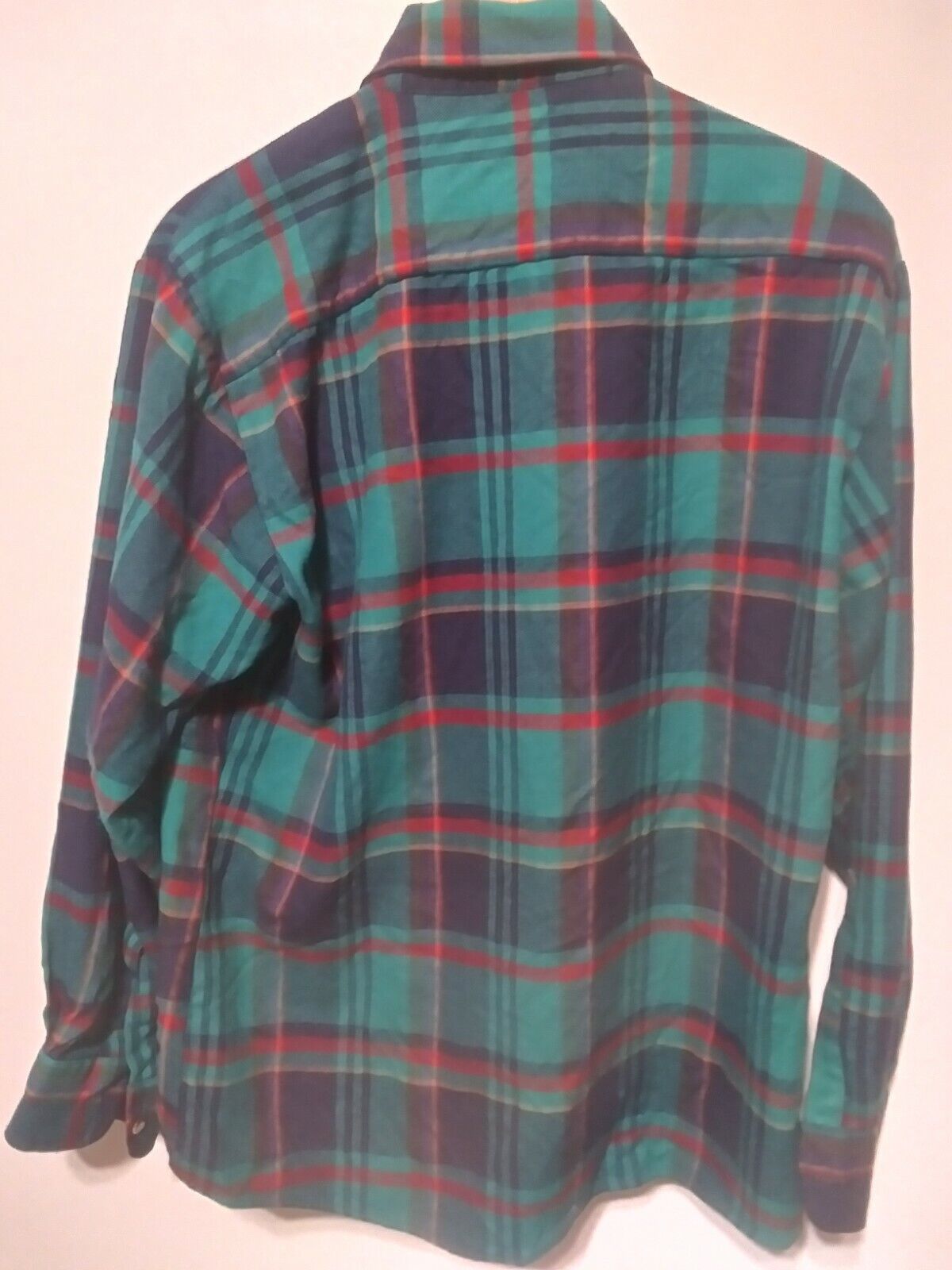 Vintage Men’s Sz Med Saugatuck Dry Goods Plaid Fl… - image 5