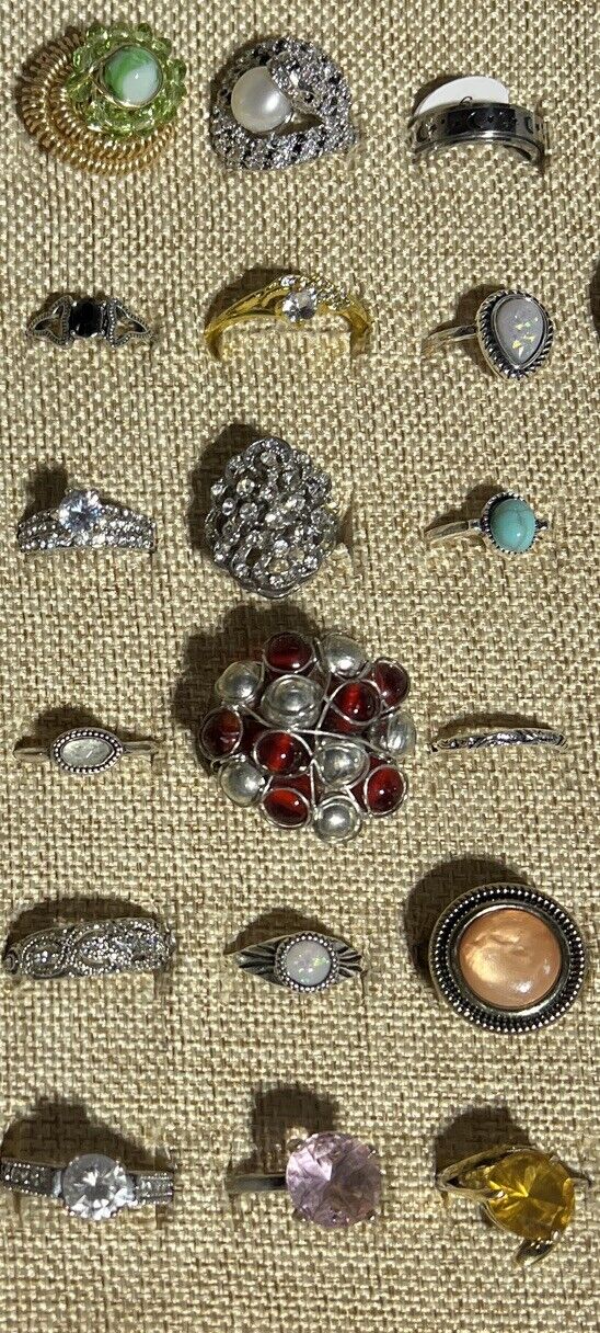 Costume Ring Lot 70 + Piece Vintage To Now Variou… - image 4