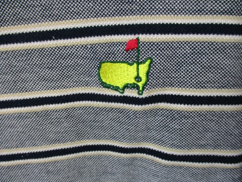 VTG Augusta National Polo Mens Medium Gray Short … - image 1