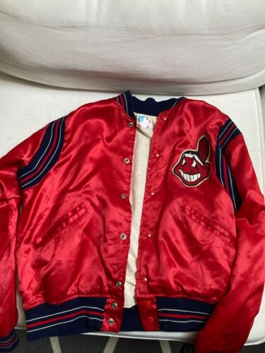 vintage mlb cleveland indians jacket