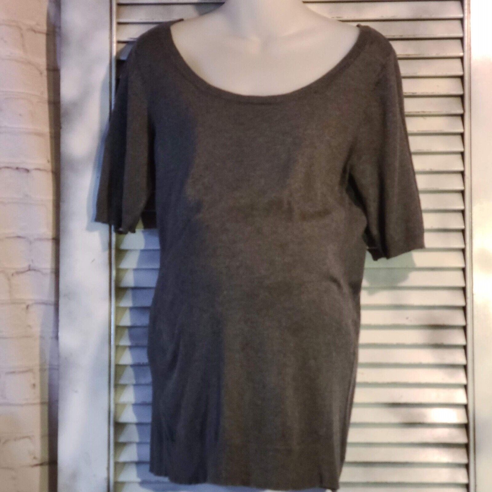 Motherhood Med Gray S/Sleeve Sweater - image 9