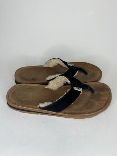 Ugg Australia Sandals Flip Flops Women Size 8W Bl… - image 1