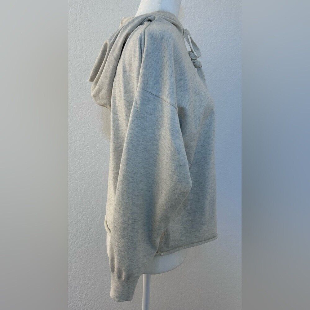 Wilfred Free Hooded Sweater Heather Gray/Beige Si… - image 2