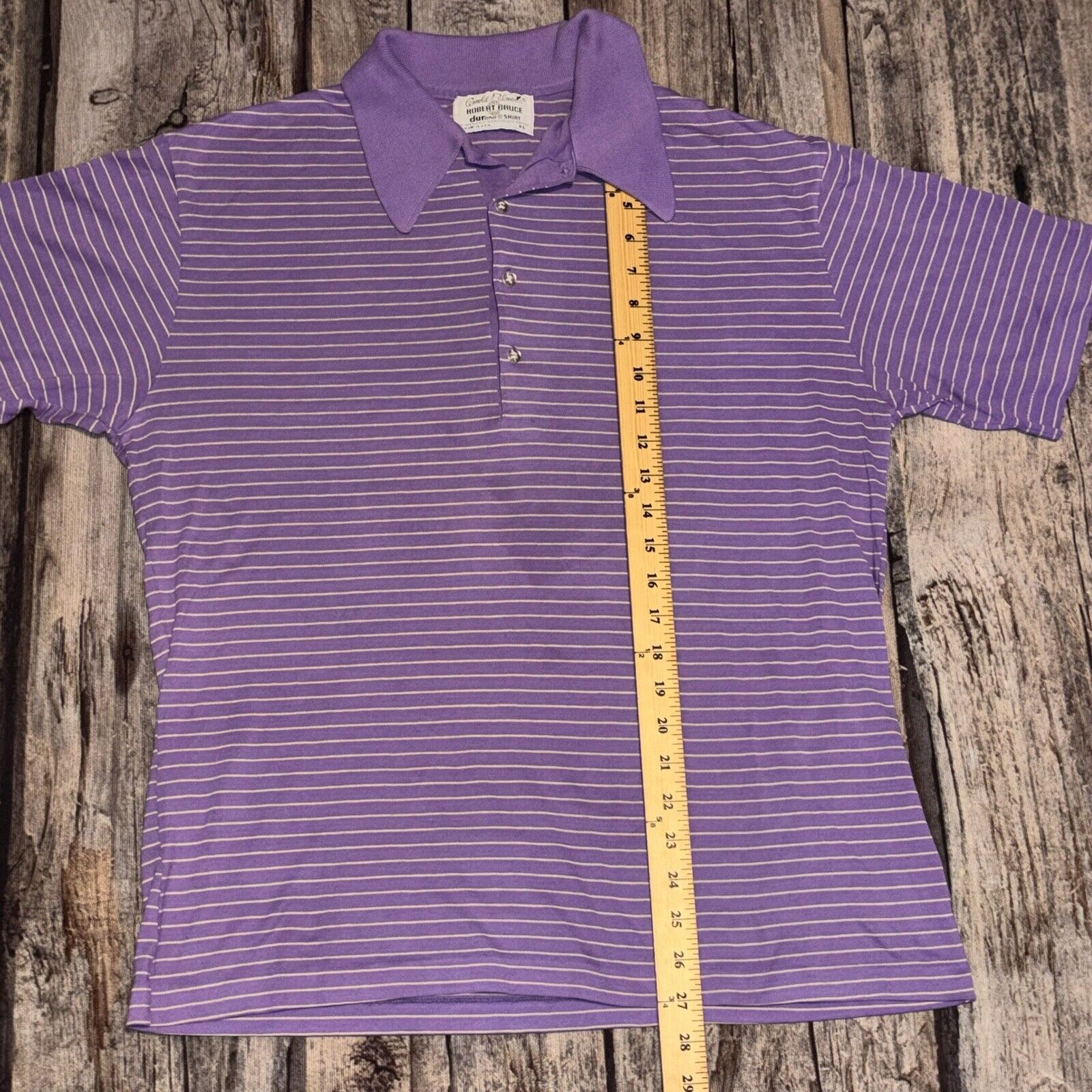 VTG 70s Arnold Palmer Robert Bruce Polo Shirt XL … - image 6