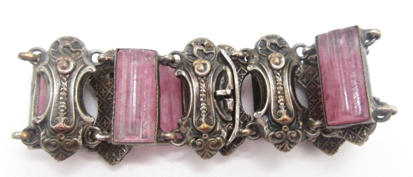 Victorian French Amethyst Glass Bracelet Antique … - image 2