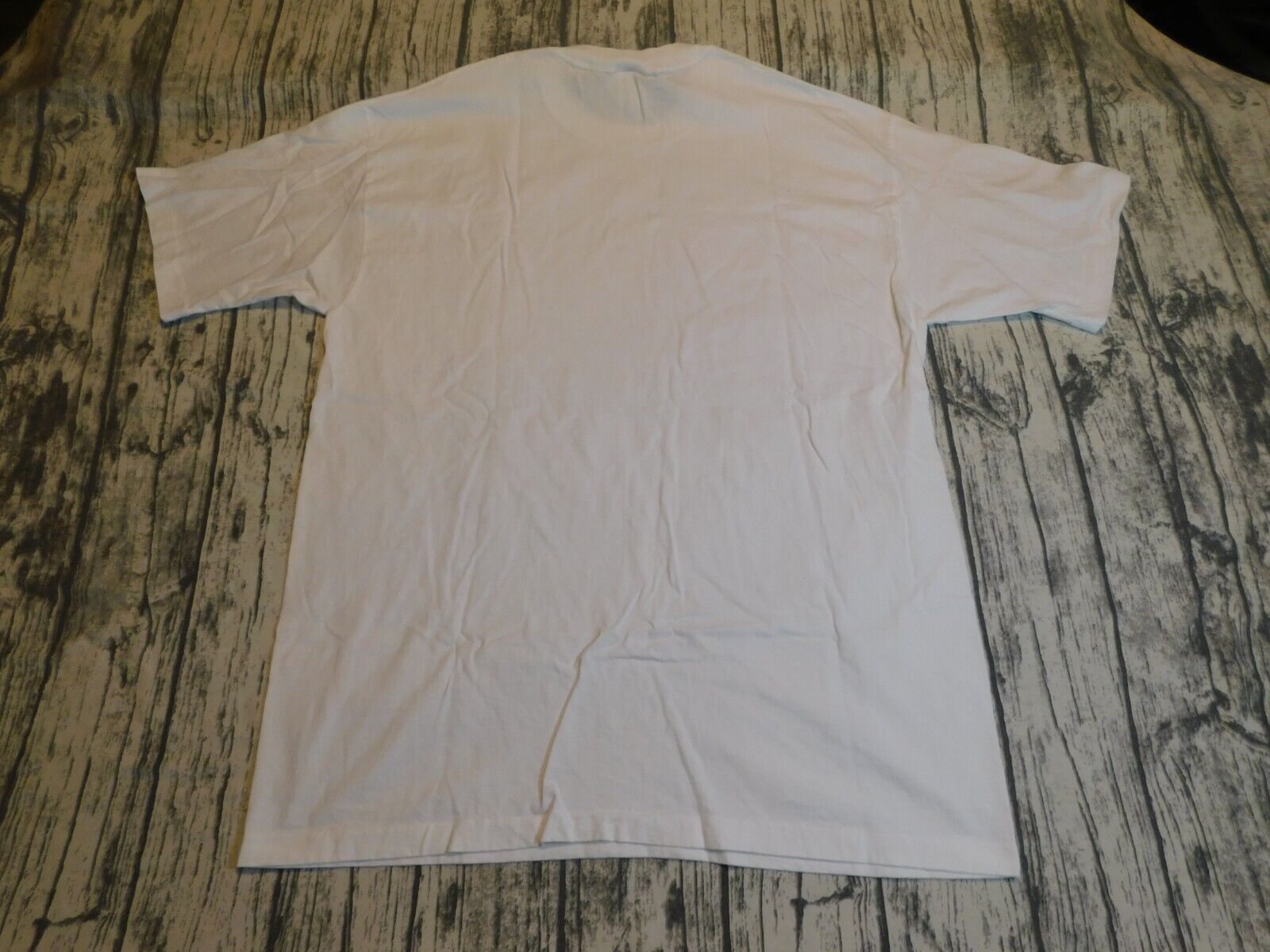 VTG SINGLE STITCH POLO STAFFORD T SHIRT WHITE BLA… - image 5