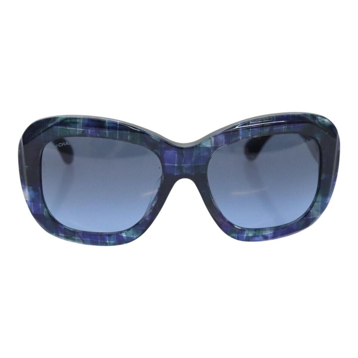 Chanel Cc Navy Plastic Glasses Authentic - image 2