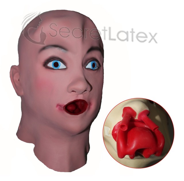 Costume, Reenactment & Theater Accessories LATEX FEMALE MASK CROSS ...