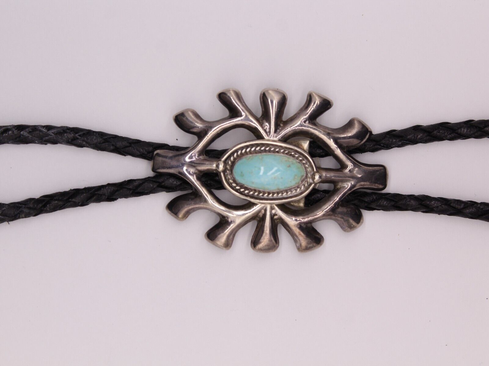 Vintage Navajo Sleeping Beauty Turquoise Sterling… - image 3