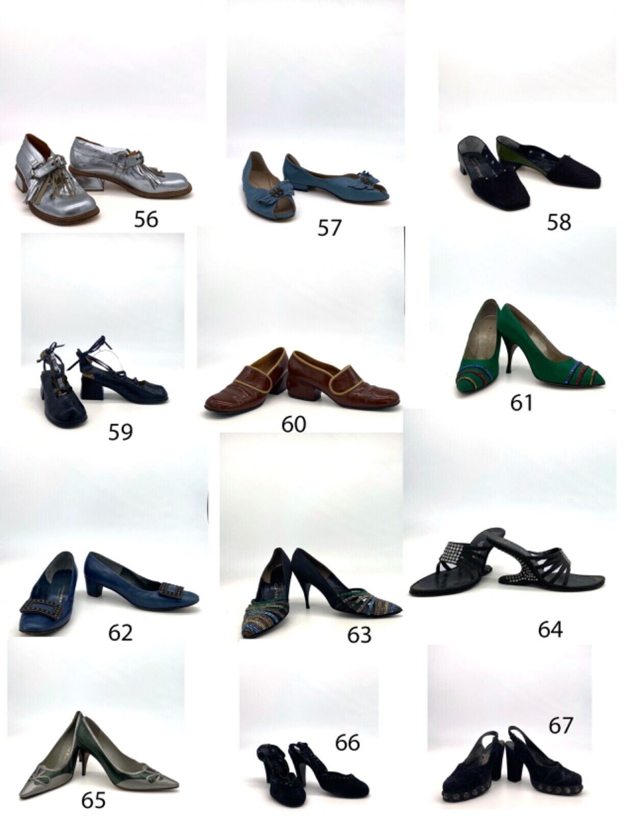 HUGE 100 PAIRS  AMAZING! Vintage Shoe Collection-… - image 5