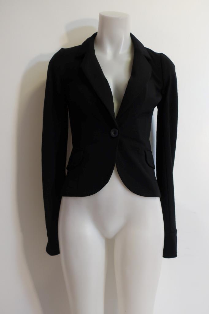 Womens Diane Von Furstenberg Black One Button Bla… - image 2