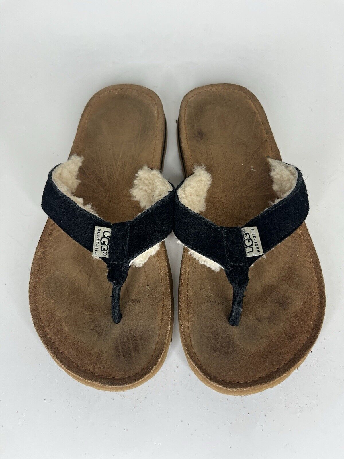 Ugg Australia Sandals Flip Flops Women Size 8W Bl… - image 9