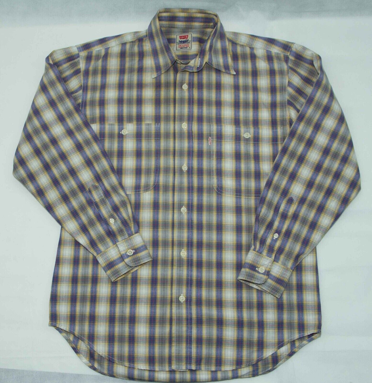 .. Levi's VINTAGE MENS SHIRT LONG SLEEVE COTTON S… - image 4