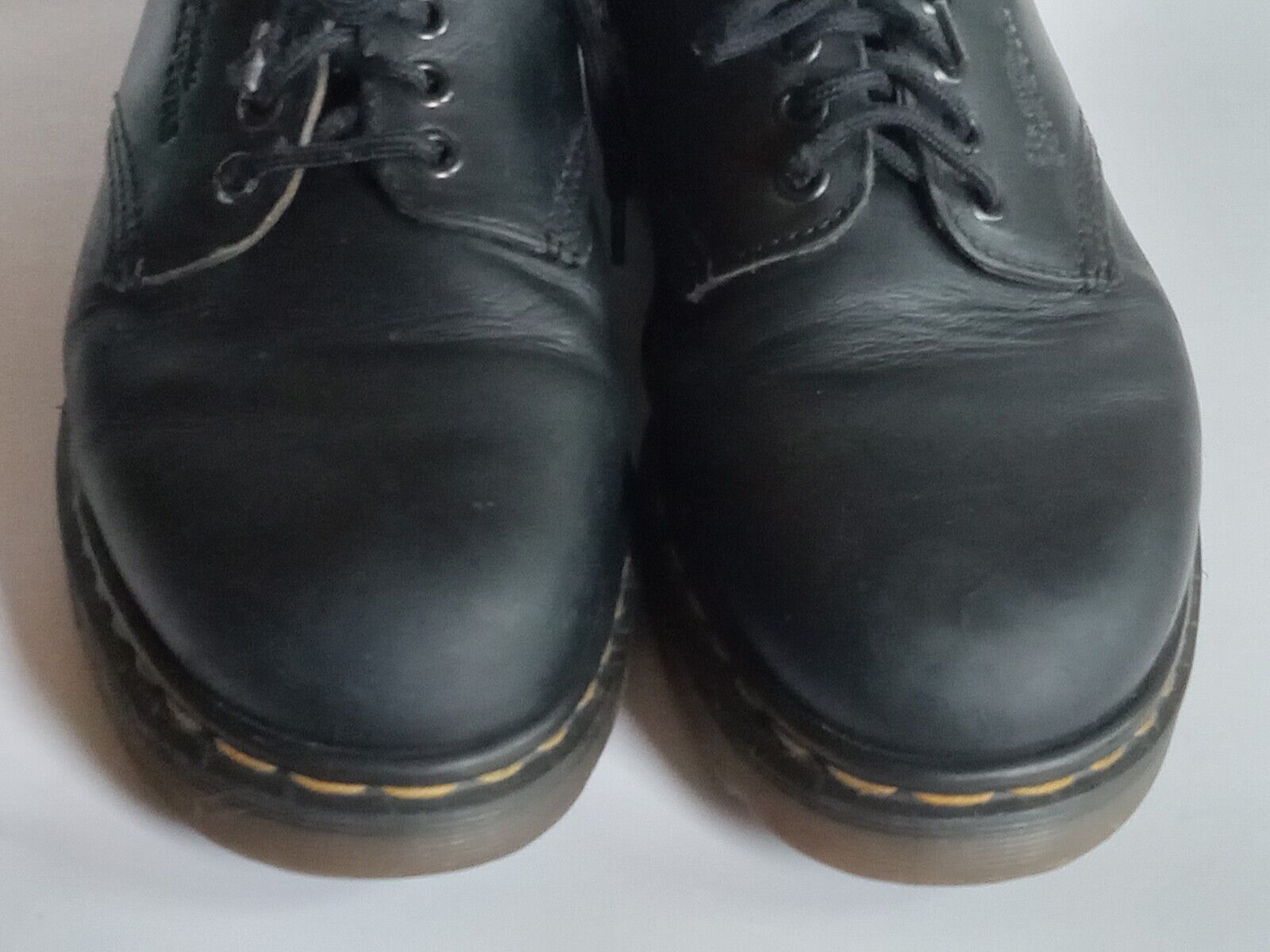 Vtg 90s DR MARTENS Men's Sz 8 England 8053 Black … - image 6