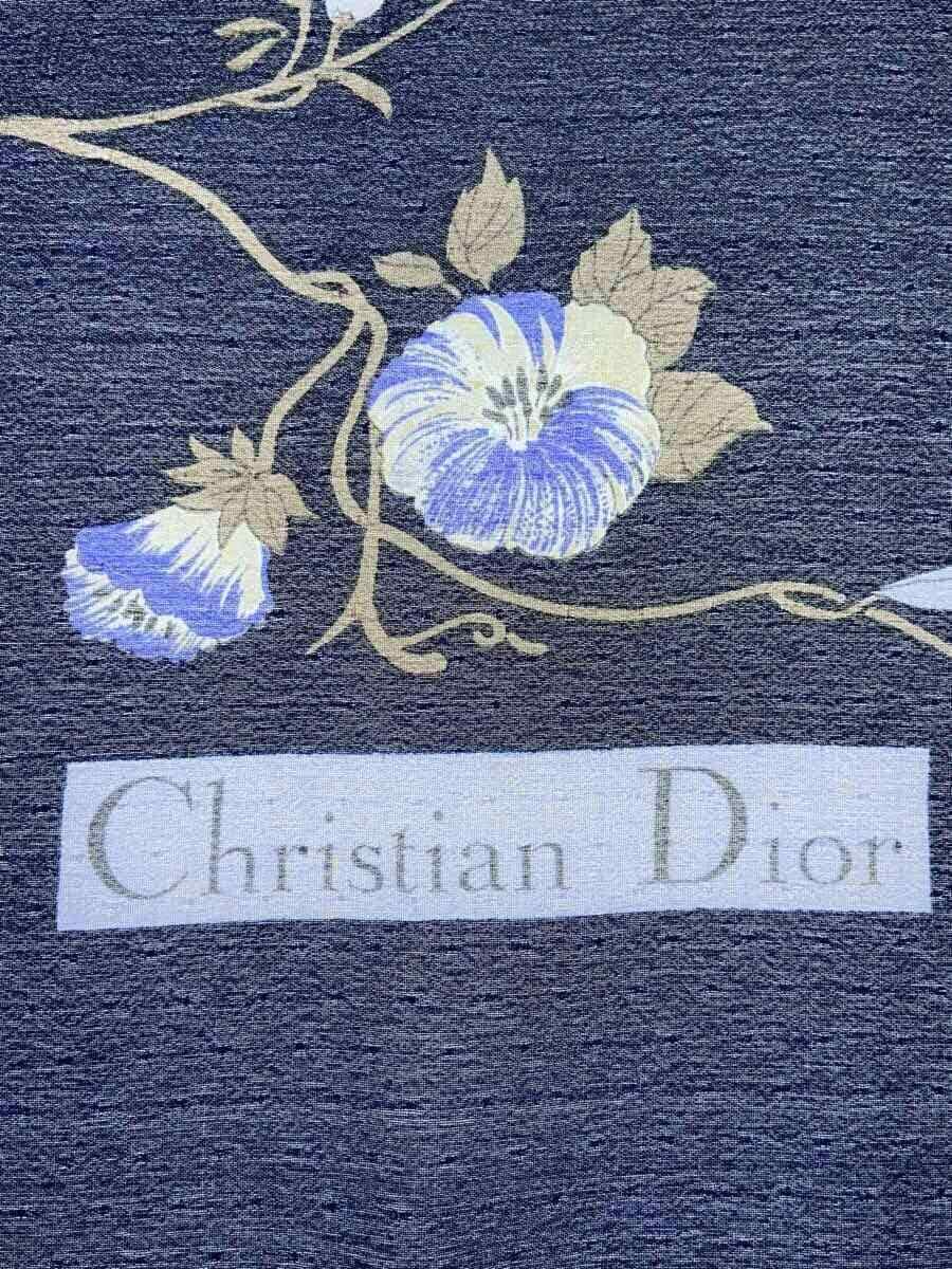 Christian Dior Scarf Silk NVY Floral Women's - image 3