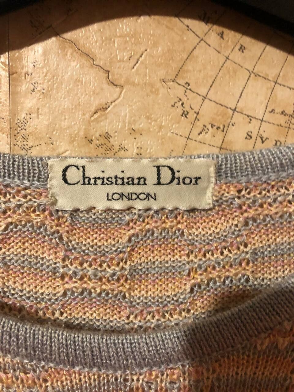 Christian Dior London Knitted T-shirt Top Tee Ico… - image 3