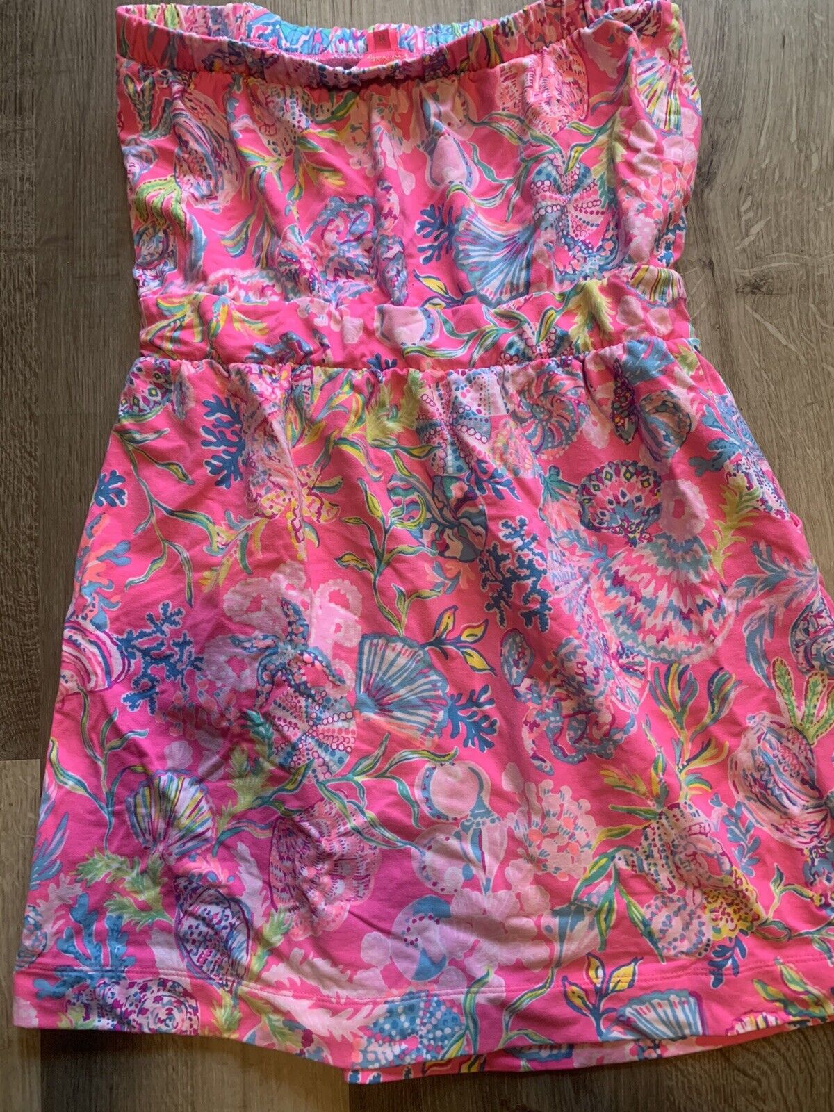 Lilly Pulitzer Size Med Dress Coverup Pink Isle S… - image 7