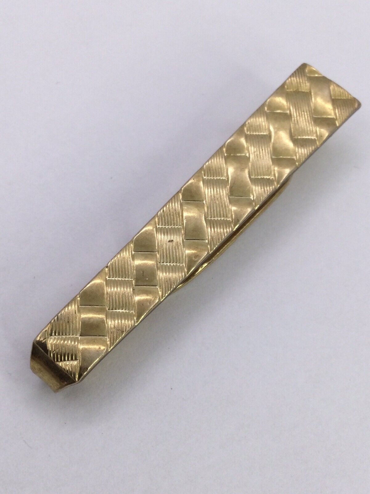 VTG - FANCY GOLD FILLED TIE CLIP (I1301) - image 2