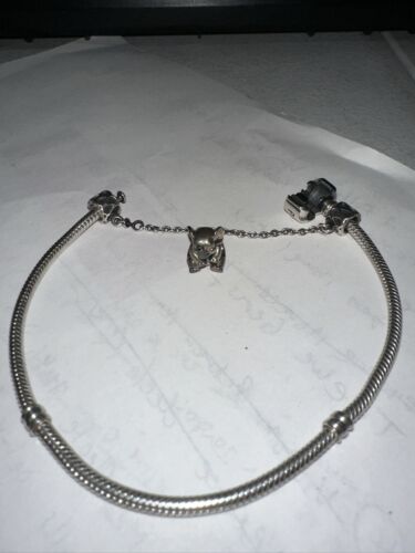 Pandora Lucky Elephant Charm and Bracelet 925