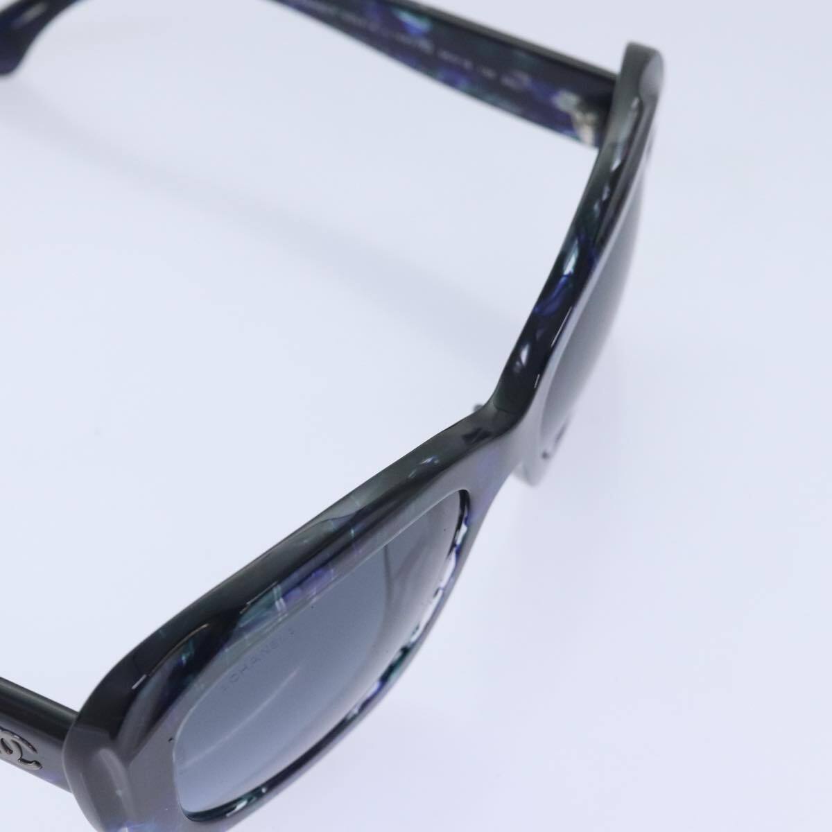 Chanel Cc Navy Plastic Glasses Authentic - image 6