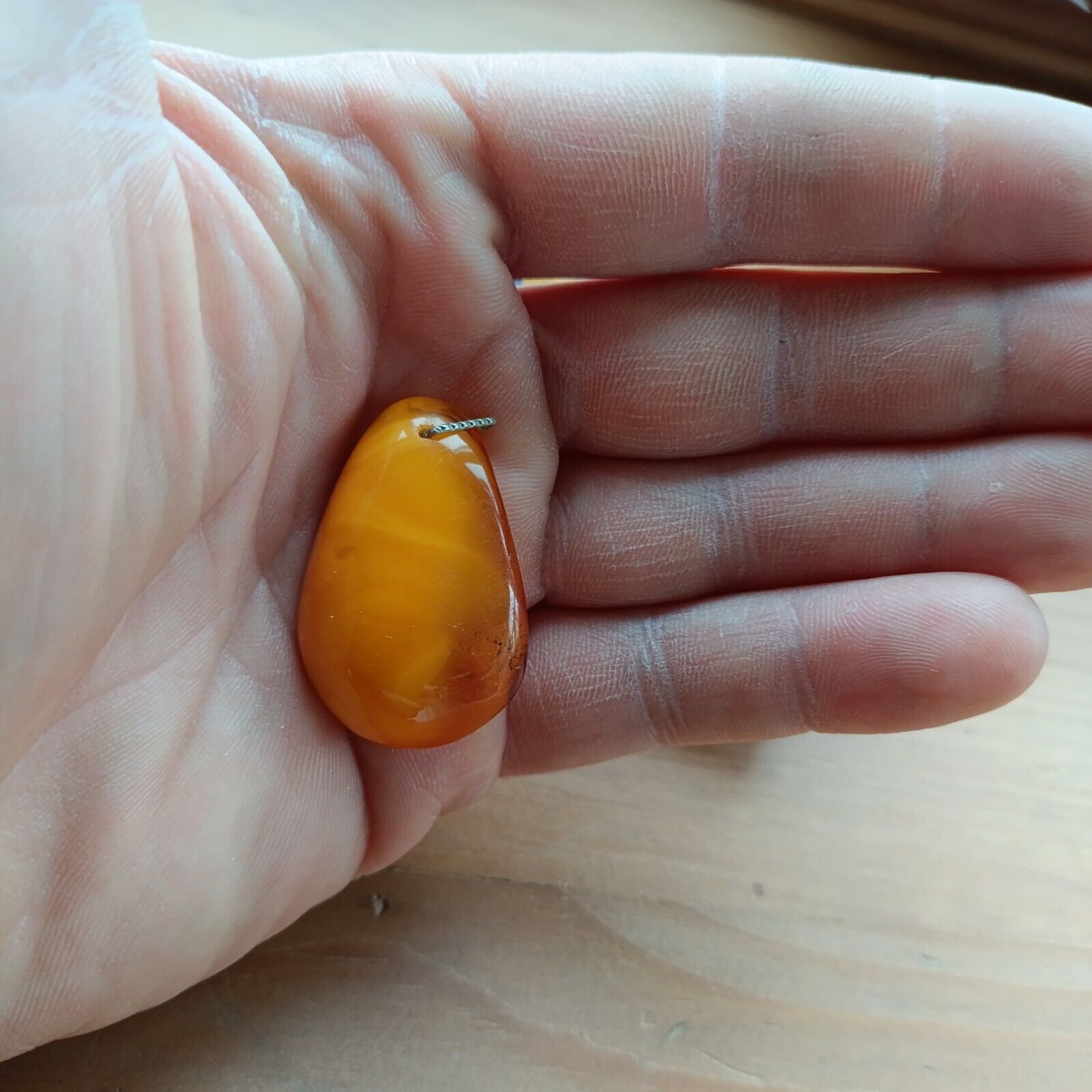 Vintage Soviet era natural amber pendant. Baltic … - image 3