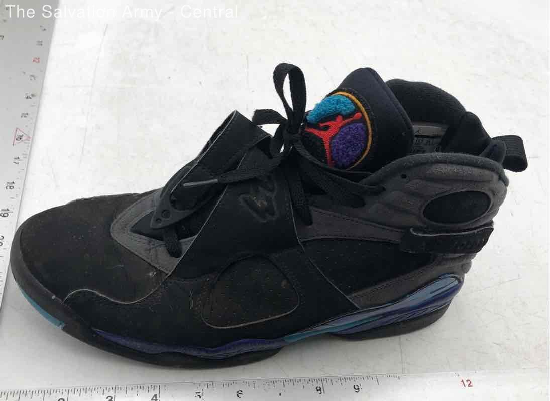 Nike Mens Air Jordan 8 Retro Aqua 2015 Black Bask… - image 3