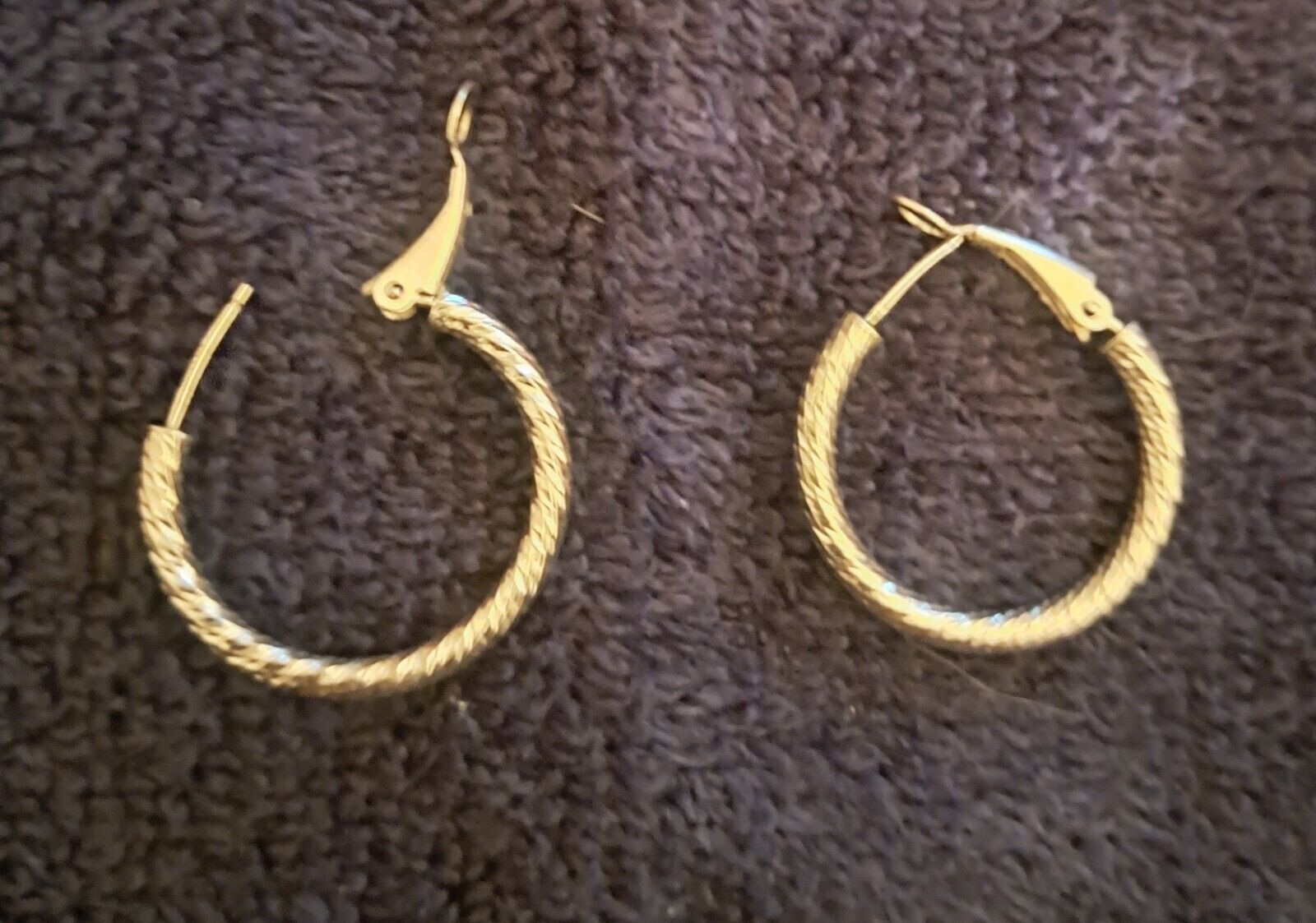 Sterling Silver 925 JCM Hoop Earrings. Beautiful!! - image 3