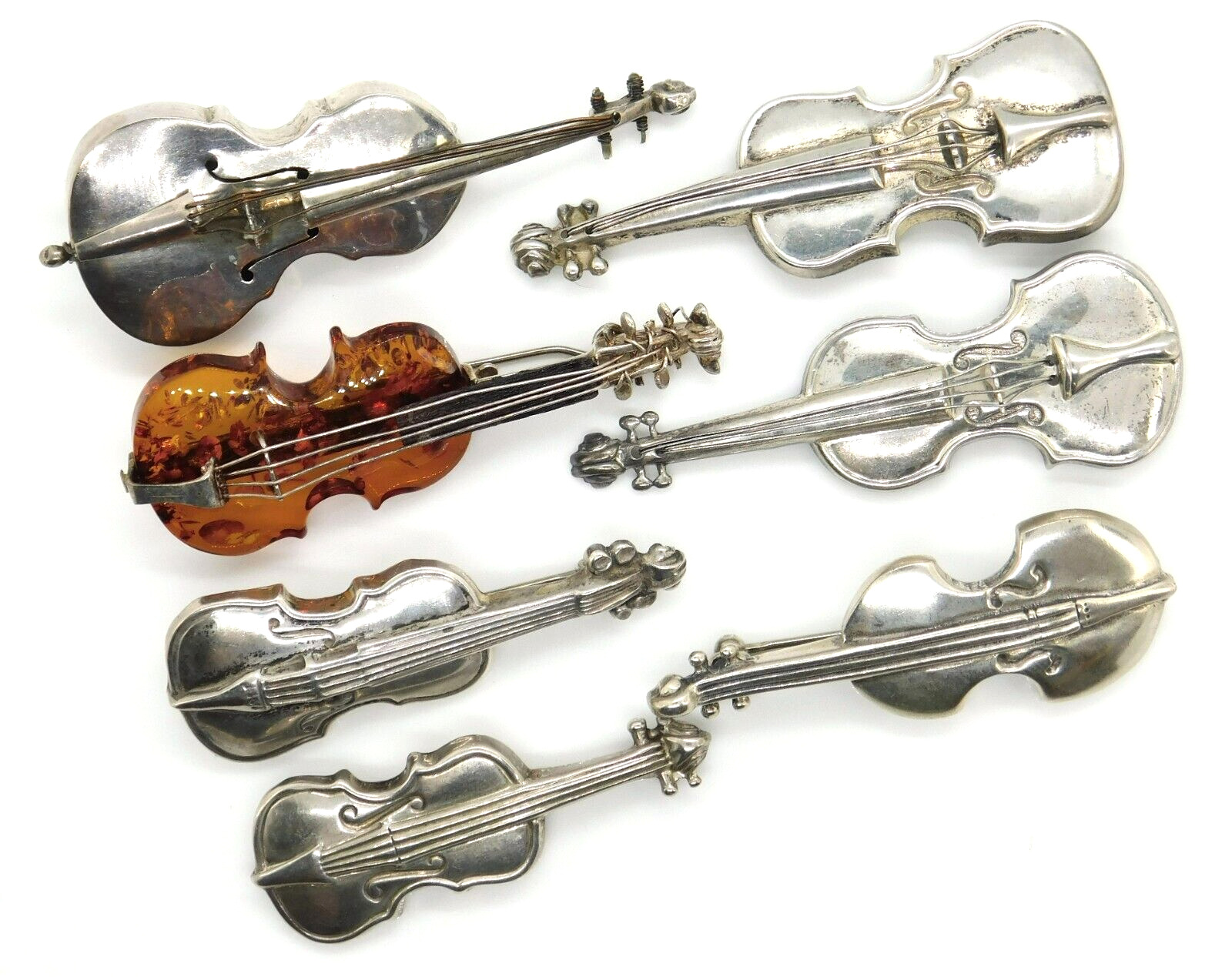 Collection of 7 925 Sterling Silver Violin String… - image 1