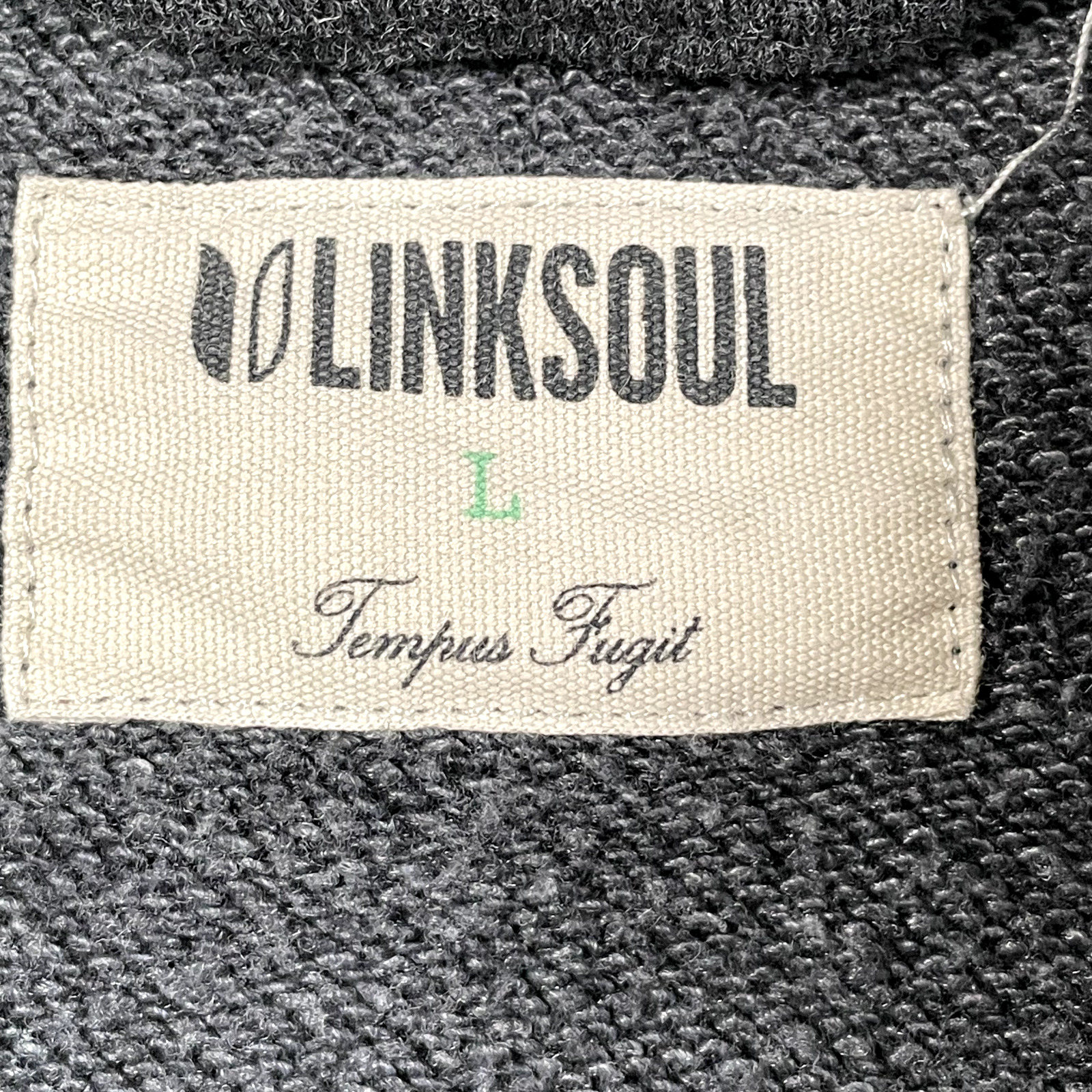 Linksoul Sweater Mens Size Large Gray Full Zip Go… - image 6