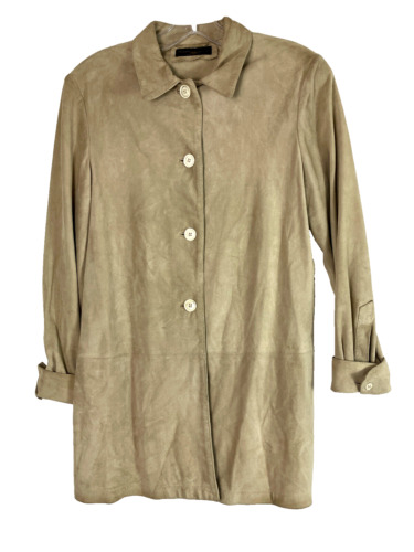 42 Luciano Barbera Ecru Beige Button Down Womans … - image 1