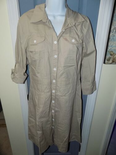 Liz Claiborne Khaki Cargo Military Stewardess Secr